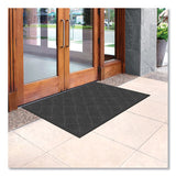 Ecomat Crosshatch Entry Mat, 36 X 60, Charcoal