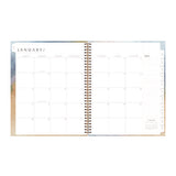 One Tree Planted Andrea Weekly/monthly Planner, Abstract Artwork, 11" X 8.5", Blue/sand/green Cover, 12-month (jan-dec): 2025