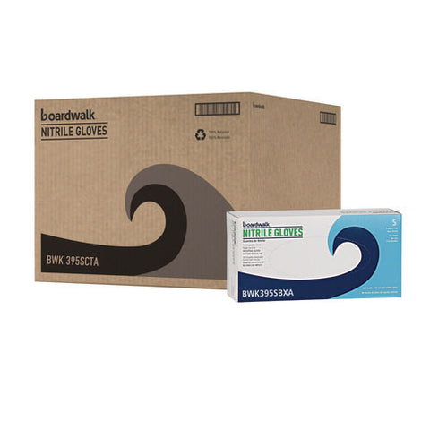 Disposable Powder-free Nitrile Gloves, Small, Blue, 5 Mil, 100/box, 10 Boxes/carton
