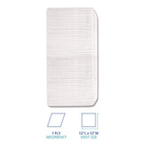 1/4-fold Lunch Napkins, 1-ply, 12" X 12", White, 500/pack