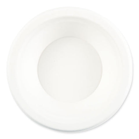 Bagasse Pfas-free Dinnerware, Round Bowl, 12 Oz, Natural, 1,000/carton
