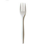 Mediumweight Polypropylene Cutlery, Fork, White, 1,000/carton