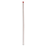 Wrapped Jumbo Straws, 10.25", Polypropylene, Red, 2,000/carton