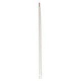 Wrapped Jumbo Straws, 10.25", Polypropylene, Red/white Striped, 2,000/carton