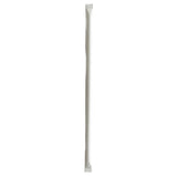 Wrapped Jumbo Straws, 10.25", Polypropylene, Clear, 2,000/carton