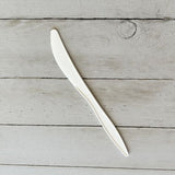 Mediumweight Polypropylene Cutlery, Knife, White, 1,000/carton