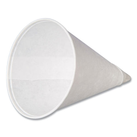 Paper Cone Cups, 3.2 Oz, White, 5,000/carton