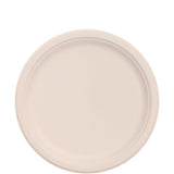 Compostable Fiber Dinnerware, Proplanet Seal, Plate, 10.2" Dia, Natural, 500/carton