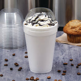 Dome-top Sundae/cold Cup Lids, Fits 12 Oz To 24 Oz Cups, Clear, 1,000/carton