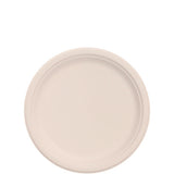 Compostable Fiber Dinnerware, Proplanet Seal, Plate, 9" Dia, Natural, 500/carton