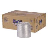 100% Recycled Content Round Plate Lids, Plastic, 9" Dia X 1.5" H, Clear, 300/carton