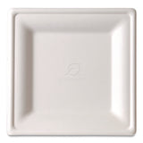 Vanguard Renewable And Compostable Sugarcane Plates, Plate, 7.87 X 7.87, White, 500/carton