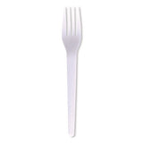 Fork,7",plantware,wh