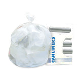 High-density Waste Can Liners, 16 Gal, 12 Microns, 24 X 33, Natural, 500/carton