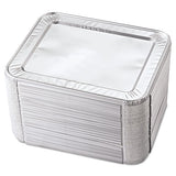 Steam Pan Foil Lids, Fits Half-size Pan, 12.27 X 10.44, 100/carton