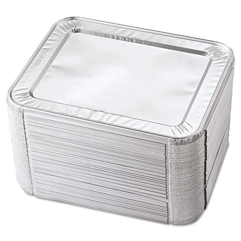 Steam Pan Foil Lids, Fits Half-size Pan, 12.27 X 10.44, 100/carton