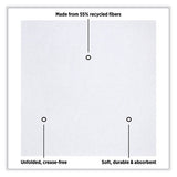 Linen-like Natural Flat Pack Napkin, Ultraply, 16" X 16", White, 1,200/carton