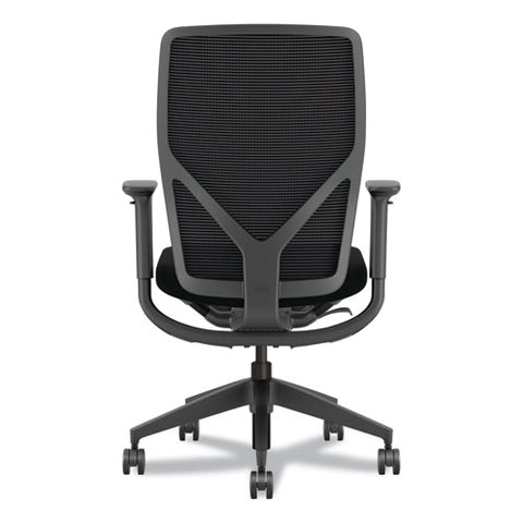 Flexion Mesh Back Task Chair, Supports Up To 300lb, 14.81" To 19.7" Seat Height, Black Seat/back/base