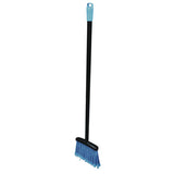Lobby Dust Pan Broom, 36.86", Black/blue