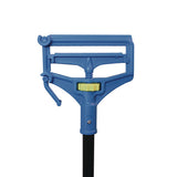 Speed Change Mop Handle, 61.25", Blue/black