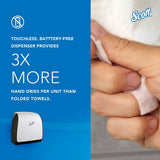 Slimroll Manual Towel Dispenser, 12.65 X 13.02 X 7.18, White