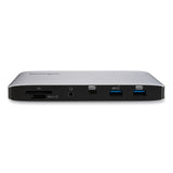 Sd2480t Thunderbolt 3 Dual 4k Docking Station, Silver/black