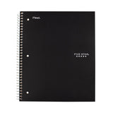 Wirebound Notebook, 1-subject, Wide/legal Rule, Randomly Assorted Cover Color, (100) 10.5 X 8 Sheets, 6/pack