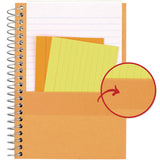 Wirebound Notebook, 1-subject, Medium/college Rule, Randomly Assorted Cover Color (80) 7.5 X 5.5 Sheets