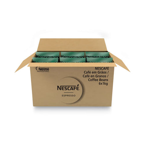 Espresso Whole Bean Coffee, Arabica, 2.2 Lb Bag, 6-carton