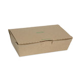 Earthchoice Tamper Evident Onebox Paper Box, 9.04 X 4.85 X 2.75, Kraft, 162/carton