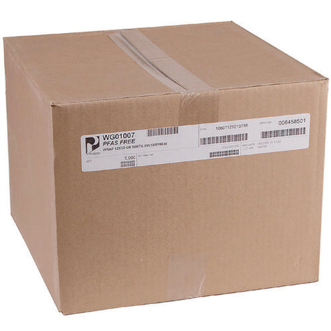 Grease-resistant Food Wrap, 12" X, 12", White, 5,000/carton