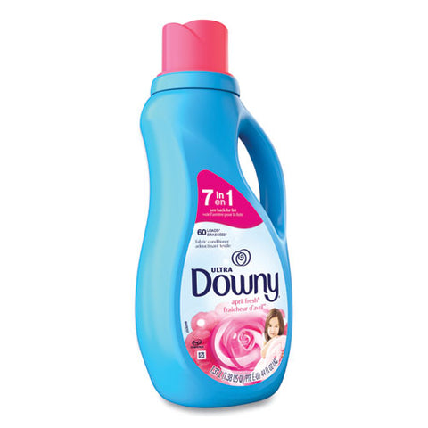 Liquid Fabric Softener, April Fresh, 44 Oz Bottle, 4/carton