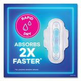 Ultra Thin Pads With Wings, Size 2, Long, Super Absorbent, 32/pack