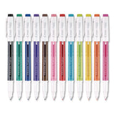 Frixion Fineliner Erasable Porous Point Pen, Stick, Fine 0.7 Mm, Assorted Ink, Assorted Barrel, 12/pack