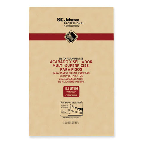 Ready-to-use Multi-surface Floor Finish Plus Sealer, Light Fresh Scent, 5 Gal Bag-in-box