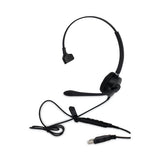 Usb Headset, Monaural, Over The Head