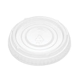Portion Cup Lids, Fits 2 Oz Portion Cups, Clear, 2,500/carton