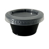 Portion Cup Lids, Fits 2 Oz Portion Cups, Clear, 2,500/carton