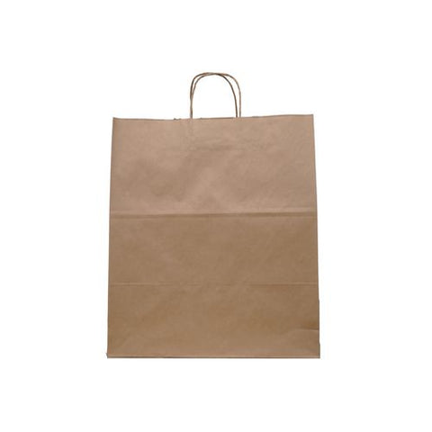 Emporium Twist Handle Bag, 14 X 9.84 X 15.5, Kraft, 200 Bags