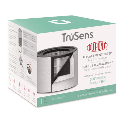 Carbon And Hepa Replacement Filters For Trusens Purifiers, 7.9"
