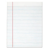 The Legal Pad" Glue Top Pads, Wide-Legal Rule, 8.5 X 11, White, 50 Sheets, 12-Pack