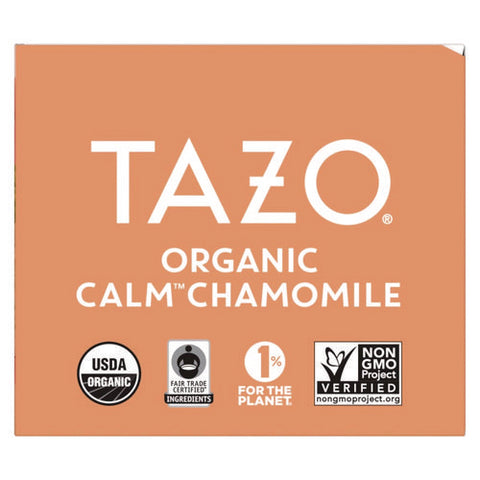 Tea Bags, Organic Calm Chamomile, 16/box, 6 Boxes/carton