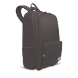Bleecker Recycled Rolling Backpack, Fits Devices Up To 15.6", 12.5 X 8 X 19, Dark Gray