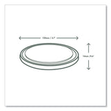 Round Deli Pot Lids, For 8 Oz To 32 Oz Deli Containers, Plastic, 500/carton