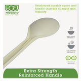 Ecosense Renewable Plant Starch Cutlery, Spoon, 7", 50/pack, 20 Pack/carton