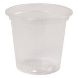Pla Clear Cold Cups, 1 Oz, Plastic, Clear, 3,000/carton