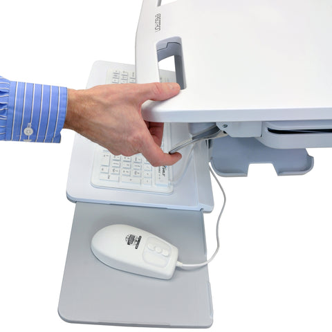 StyleView® Cart with LCD Arm, LiFe Powered, 3 Drawers (1x3)