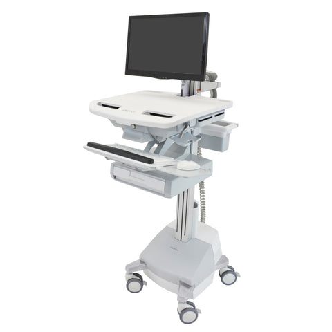 StyleView® Cart with LCD Arm, SLA Powered, 1 Drawer (1x1)