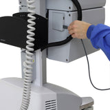 StyleView® Telemedicine Cart, Back-to-Back Monitors, Powered