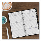 Compact Weekly Appointment Book, 6.25 X 3.25, Black, 2021